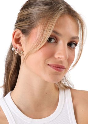 Imagen 2 del producto Set De Tres Aros Pegados Niza Dorado Id