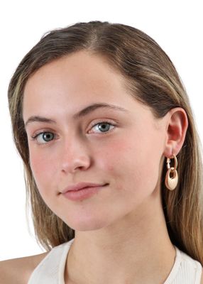 Imagen 2 del producto Aros Argolla Round Dorado Humana