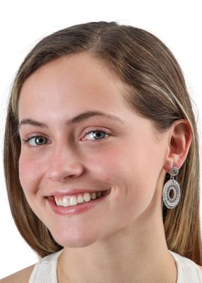 Imagen 2 del producto Aros Mediano Mandala Plateado Humana