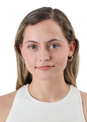 Imagen 2 del producto Aros Argolla Simply Plateado Humana