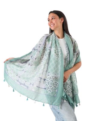 Imagen 2 del producto Pañuelo Estampado Alcudia Verde Id