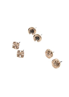 Set de 3 aros Boreal circones dorado ID