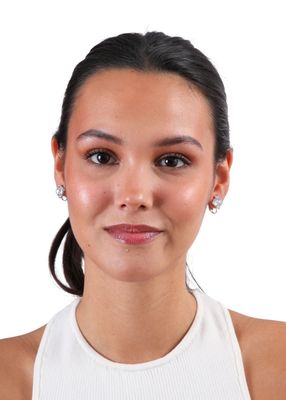 Imagen 2 del producto Aros Clip Stones Plateado Humana