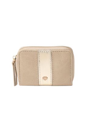 Billetera chica Lottie Ecocuero dorado ID