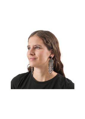 Imagen 2 del producto Aros Largo Sevilla Negro Humana