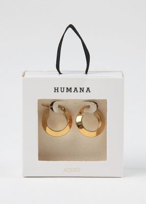 Imagen 2 del producto Aros Argollas Sam Gold Humana