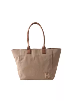 Cartera Tote Delta Canvas Café Humana