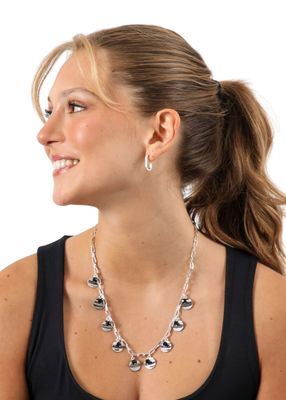 Imagen 2 del producto Set Collar Y Aros Sipura Plateado Humana