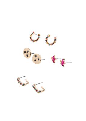 Set de 4 aros Kalis Dorado ID