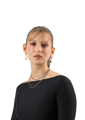 Imagen 2 del producto Aros Mediano Kika Dorado Humana