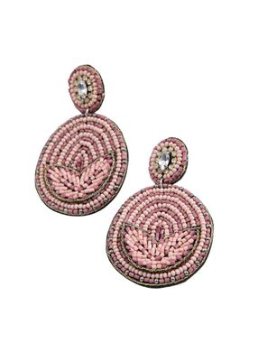 Imagen 1 del producto Aros Largos Lucia Rosado Humana