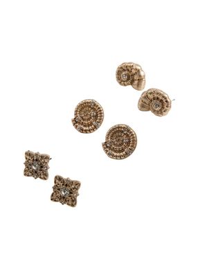 Imagen 1 del producto Set de 3 aros Harbor Dorado ID