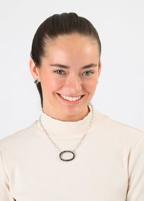 Imagen 2 del producto Set De Collar Sara Plateado I-D