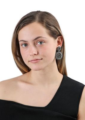 Imagen 2 del producto Aros Mediano Gun Mostacillas Humana