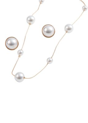 Imagen 1 del producto Set de aros y collar Pepa Dorado ID