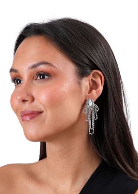 Imagen 2 del producto Aros Luna Plateado Humana