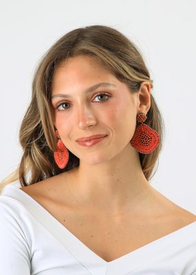 Imagen 2 del producto Aros Largos Bead Dorado Humana