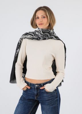 Imagen 2 del producto Pañuelo Estampado Manilva Negro I-D