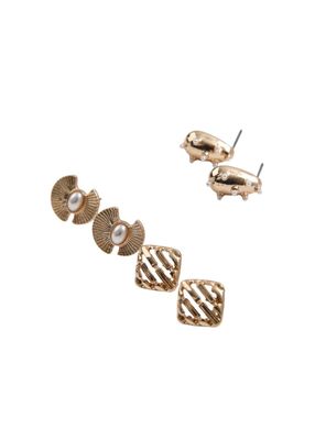 Set de 3 aros Anto Dorado ID