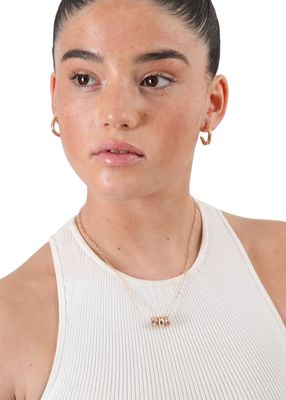 Imagen 2 del producto Set de argollas y collar Fio Dorado ID