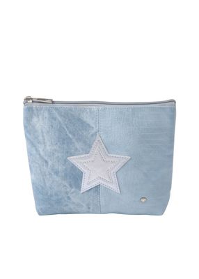 Imagen 1 del producto Cosmetiquero Galaxy Ecocuero azul ID