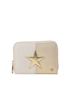 Billetera Mediana Star Beige i-D
