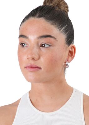 Imagen 2 del producto Argollas Rebeca Plateado ID