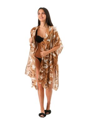 Imagen 1 del producto Kimono Abierto Floral Mustard Id