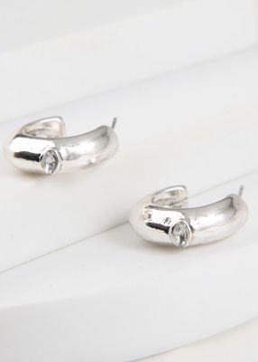 Imagen 1 del producto Aros Argollas Duna Plateado Humana