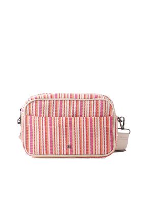 Cartera Bandolera Dilar Tejida Rosa Humana
