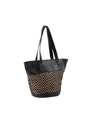 Imagen 2 del producto Cartera Tote Ecocuero Boo Negro Humana