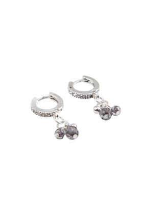 Aros Argolla Borla Plateado Humana