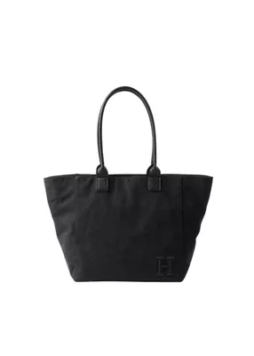 Cartera Tote Delma Canvas Negro Humana