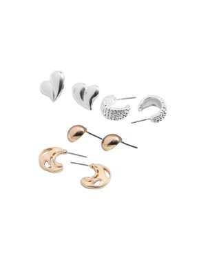 Set de 4 aros Nymia Dorado ID