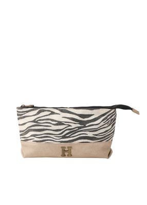 Estuche Jana Canvas Zebra Beige Humana