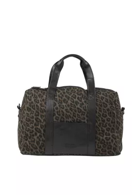 Bolso Otto Canvas Animal Print Verde Viaje Humana
