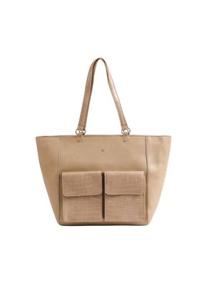 Cartera Tote Nimes Ecocuero Beige ID