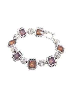Imagen 1 del producto Pulsera Charm Cuadros Plateado Humana