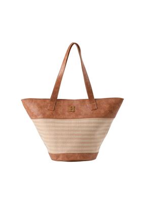 Cartera Tote Ecocuero Boo Camel Humana