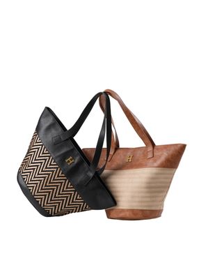 Imagen 2 del producto Cartera Tote Ecocuero Boo Camel Humana