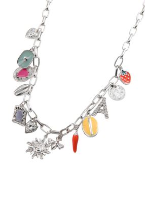 Collar Emily Plateado ID