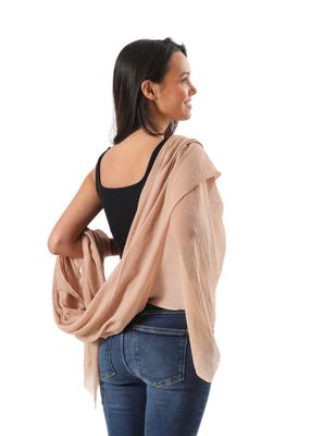 Imagen 2 del producto Pañuelo Liso Morelia Beige i-D