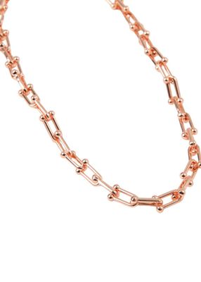 Collar Corto Metal Power 5 Dorado i-D