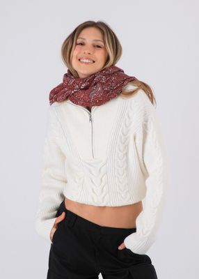 Imagen 2 del producto Pañuelo Estampado Pals Burdeo I-D