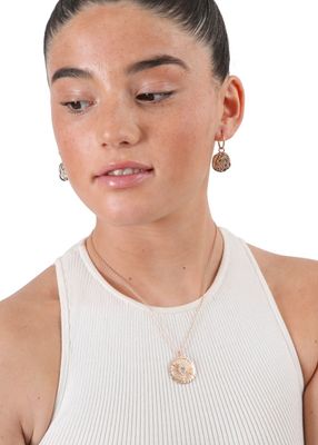 Imagen 2 del producto Set de argollas y collar Elsy Dorado ID