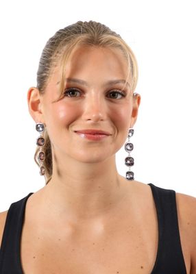 Imagen 2 del producto Aros Largo Faial Plateado Humana