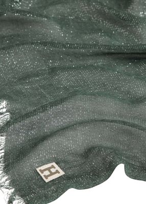 Imagen 2 del producto Pañuelo Liso Homer Lurex Verde Humana