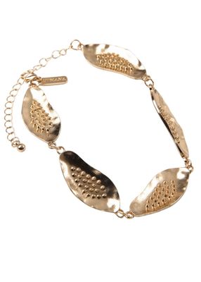 Pulsera Blanda Gina Dorada Humana