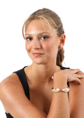 Imagen 2 del producto Pulsera Blanda Gina Dorada Humana