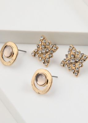 Imagen 1 del producto Set De Aros Noa Dorado I-D